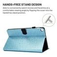 thumbnail image 3 of Dteck Smart Case for Samsung Galaxy Tab A7 10.4" SM-T500/T505 (2020 Released) 10.4-inch,Bling Glitter Magnetic Leather Card Holder Wallet Kickstand Automatic wake/sleep Cover,Blue, 3 of 5