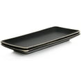 thumbnail image 3 of Gibson Soho Lounge Soho Lounge Dinnerware, (2) Platter Set, Matte Black, 3 of 5