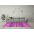 thumbnail image 3 of Ahgly Company Indoor Rectangle Abstract Purple Modern Area Rugs, 7' x 10', 3 of 4