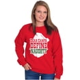 thumbnail image 4 of Funny Xmas Dear Santa Define Naughty Unisex Plus Fleece Graphic Sweatshirt Brisco Brands 3X, 4 of 6