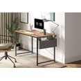 thumbnail image 7 of CubiCubi Computer Desk 55 inch Home Office Desk with Storage Bag, Rustic Brown Finish, 7 of 7