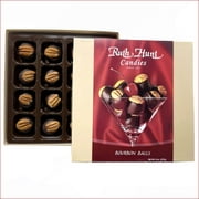 Ruth Hunt Candies Bourbon Balls  - Chocolate Gift Box 8 Ounce