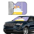 thumbnail image 3 of Kdxio Corgi Washing in Bathtub Print Front Windshield Sun Shade,Folding Auto Sunshade for Car Truck SUV-Medium, 3 of 7