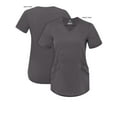thumbnail image 5 of Adar Pro Scrubs For Women - Modern V-Neck Scrub Top, 5 of 7