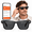 Black-Sunglass, variant on PEJE PJ AI Smart Glasses, 8MP Camera, 1080P Video, AI Translation, Bluetooth Audio, Clear Lenses