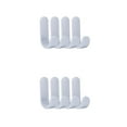 thumbnail image 4 of Ganchos Para toallas Toystoory 4 unids/set autoadhesivos Gris 2piezas, 4 of 6
