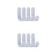 thumbnail image 4 of Bearachild 4 Uds. Ganchos para toallas de baño, colgadores de puerta de plástico, colgadores de pared autoadhesivos, estantes para sombreros, colgador de Gris 2piezas Bearachild CBP043421, 4 of 6