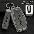 thumbnail image 5 of For Geely C 4 buttons Atlas Boyue Tugella GS X6 X7 SUV EC7 Azkarra Monjaro Xingyue Boyue Pro Zinc alloy+leather Car Key Case, 5 of 15