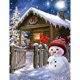 thumbnail image 2 of Cuadros Decorativos Cuadros Decorativos 5D DIY diamante pintura Navidad muñeco de nieve Kits complet Likrtyny embutido en tela, 2 of 8