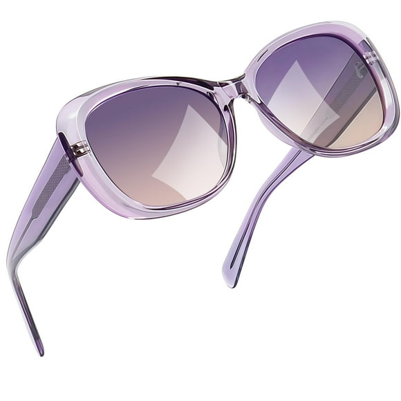 Lentes de Sol Joopin Sobredimensionados de Acetato Polarizados UV400 Morado