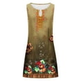 thumbnail image 4 of SMihono Robe d'Été Grande Taille pour Femmes 2023 Décontractée Ample d'Été à Imprimé Floral Robe Débardeur Ajourée Robe de Plage Sans Manches Robes, 4 of 5