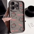 thumbnail image 3 of Sanrio Hello Kitty Plain Multistep TPU Funda de teléfono suave para iPhone 13 Mini 12 Pro 14 Plus 15 Pro Max 11 7 8 Plus X XS Max XR SE20, 3 of 5