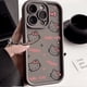 thumbnail image 3 of Sanrio Hello Kitty Plain Multistep TPU Funda de teléfono suave para iPhone 13 Mini 12 Pro 14 Plus 15 Pro Max 11 7 8 Plus X XS Max XR SE20, 3 of 5