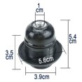 thumbnail image 2 of BR-Vie E27 Portalámparas, 4 Piezas E27 Socket, E27 Portalámparas, Portalámparas Sólido, Adaptador de Portalámparas Negro, Portalámparas Decoración Café Cocina Cafetería Industria y Bricolaje esquí esquí Gafas de esquí, 2 of 5