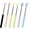 Black+Pink+Blue+Purple+Green+Yellow, variant on Pointer Finger Stick Extendable, Hand Pointer for Teachers with Telescoping, Retractable Design Pointing Stick, Classroom Must-Have Supplies for Elementary (Black)