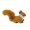 Brown, variant on Small Squirrels Sculpture Stuffed Plush Figure for Home