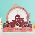 thumbnail image 1 of Voxware Easter Table Sign Christmas Easter Countdown Table Decor Wooden Table Centerpiece Decorative Desktop Ornament Rustic Wood Table Sign Easter Decoration Wood Acrylic Material Suitable Pink, 1 of 8