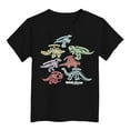 thumbnail image 3 of Hiijoy Boys Dinosaur Prints Short Sleeve T-Shirt Kids Cotton Summer Casual Tshirt, 3 of 3