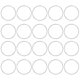 thumbnail image 2 of 20 aros de macramé: aros de metal de 5 cm para manualidades, ideales para hacer atrapasueños, flores y macramé. Ideales para colgar plantas, decorar paredes de bodas., 2 of 4