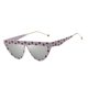 thumbnail image 4 of Marco plástico de sol del espejo del triángulo de los hombres de s mujeres Lente de marco Macarena Gafas de sol de estilo vintage para mujer, 4 of 6