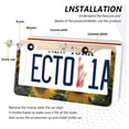 thumbnail image 5 of Coolnut Sunflower 2 Holes Car License Plate Frames 2PCS, Car License Plate Holder with Screw Caps Cover Set Automotive Exterior Parts Decoration for US Vehicles, 5 of 7
