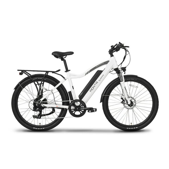 Emmo Vélo Électrique Monta - Vélo Électrique 48V - Scooter - Autonomie 120km - Batterie Lithium Samsung - Blanc