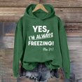thumbnail image 2 of Hilzaten Print Sweatshirt for Women Loosse Hooded Pullover Womens Sweatshirt Long Sleeve, 2 of 7