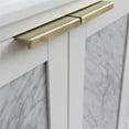 thumbnail image 4 of Trento 43" Solid Wood Vanity with Left Rectangle Sink in White/Gray, 4 of 13
