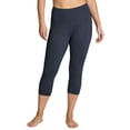 thumbnail image 4 of RBX Active Women's Plus Size Squat Proof Capri Legging With Pockets, 4 of 7