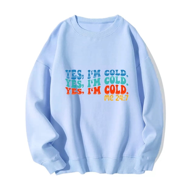 2023 Chandail à Capuchon Surdimensionné pour Femmes Mode Féminine Imprimé Col Rond Manches Longues Chandails en Molleton Sans Capuche T-Shirt Hauts Amples Blouse Costumes Halloween/noël 50 % de Rabais Liquidation
