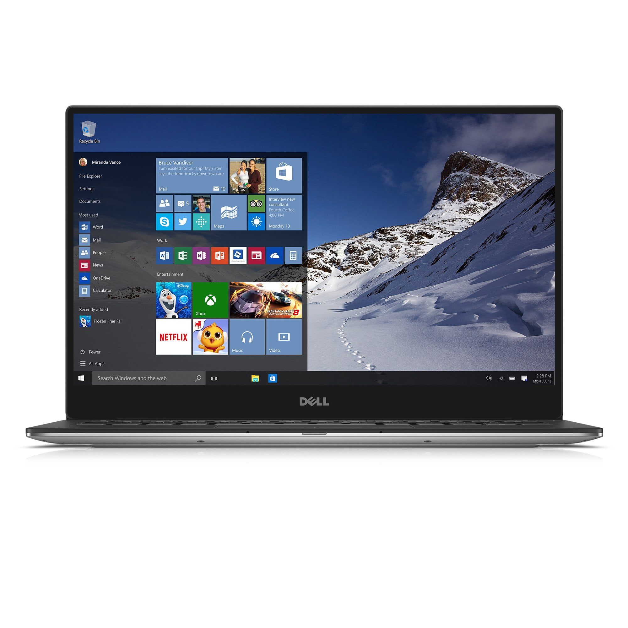 Dell XPS 13 9380 Touchscreen Laptop, 13.3