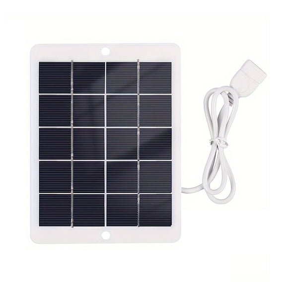 5W 5V Solar Charging Panel with USB Output Outdoor Solar Charger Power Bank