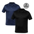 thumbnail image 1 of Blank Activewear Pack of 2 Men's Polo, Quick Dry Performance fabric, 1 of 3