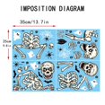 thumbnail image 3 of Halloween Decorations Double Side Halloween Window Stickers Removable Glass Decals For Halloween Decorations Indoor Custom Stickers,White, 3 of 8