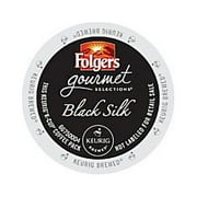 Folgers Single Serve Coffee for Keurig, Gourmet Selections Black Silk, 4 Oz