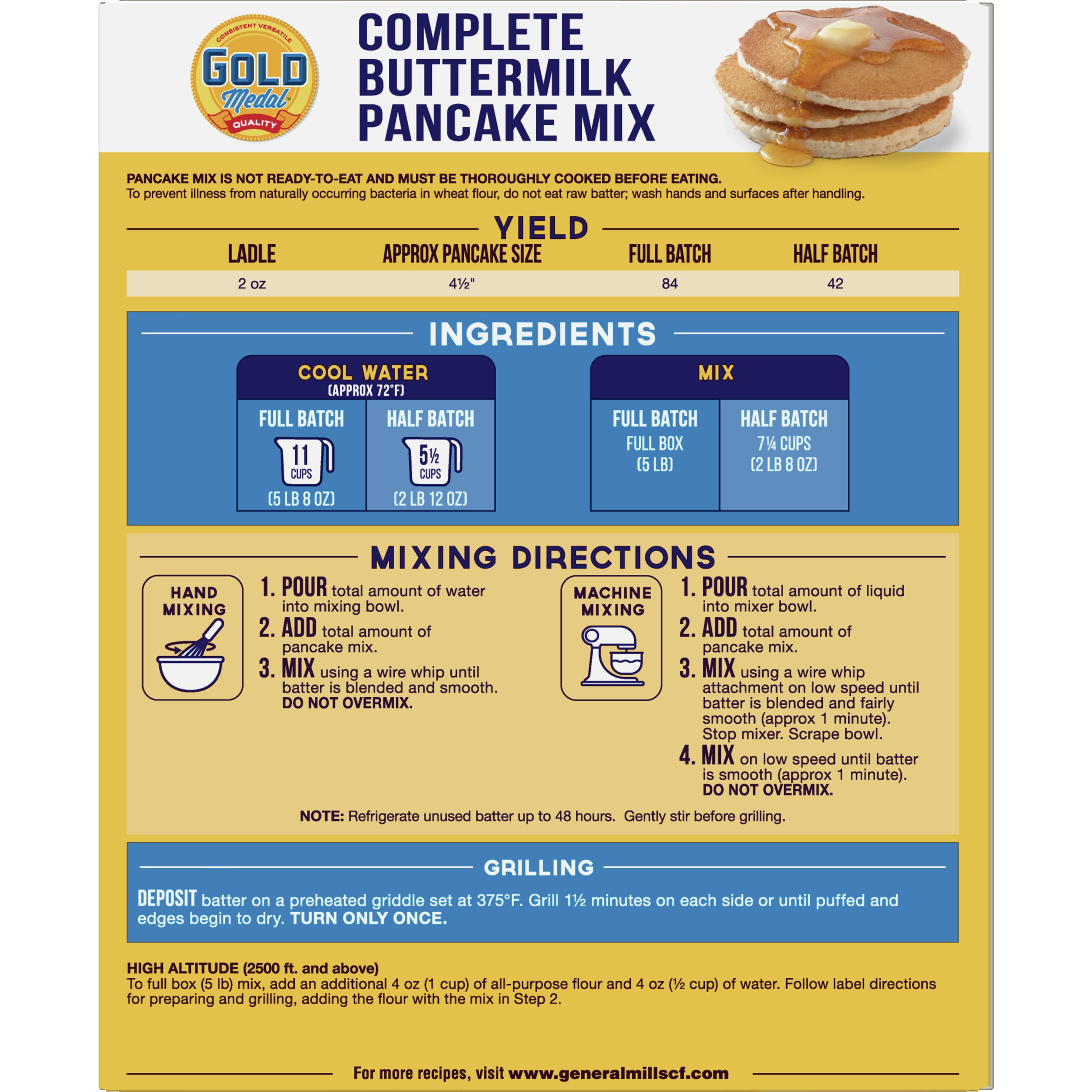 Gold Medal Complete Buttermilk Pancake Mix, 5 LB