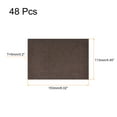 thumbnail image 2 of Felt Furniture Pads, 6.02" x 4.4" Self Adhesive Square Floor Protectors, Brown 48Pack, 2 of 6