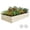 Cream, variant on Uforic Galvanized Raised Garden Bed Kit, Metal Planter Box with Gloves, Metal Raised Garden Beds for Vegetables,Silver,6x3x2ft