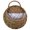 Earthy Yellow, variant on NIRHekf Handmade Woven Hanging Basket,Natural Rattan Planter for Dried Flowers and Storage