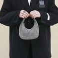 thumbnail image 4 of Bling Clutch Handbag for Women with Rhinestones Ideal for Night Events, 4 of 9