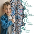 thumbnail image 3 of Blackout Kids Curtains,Paisley Pattern Childrens Insulated Curtains Set Of 2,Bedroom Essentials,Toddler Room Decor 52"x63"(132x160cm), 3 of 4