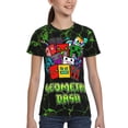 thumbnail image 2 of Geometry Dash Kids T-Shirt 3d Printed Graphic T-Shirts Boys And Girls Short Sleeve Shirts For Youth Kids X-Small, 2 of 7