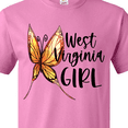thumbnail image 4 of Inktastic West Virginia Girl- Butterfly T-Shirt, 4 of 5