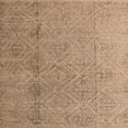 thumbnail image 1 of Ahgly Company Machine Washable Indoor Square Abstract Gold Brown Area Rugs, 8' Square, 1 of 7