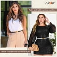 thumbnail image 4 of SUOSDEY Skinny Women Belt Thin Women Belt Ladies Dresses Belt with Alloy Turn Lock, 4 of 8