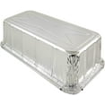 thumbnail image 4 of D&W Fine Pack 2 lb. Aluminum Foil Closable (IVC) Loaf/Bread Pan Tins w/Dome Lid (Pack of 50 Sets), 4 of 4