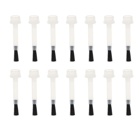 20pcs Mini Nylon Clavero de uñas Cepillo de reemplazo Cepillo de arte de uñas (9 mm)