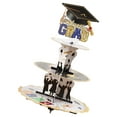 thumbnail image 5 of 1 Set 3 Tier Pastry Stand Graduation Cupcake Stand Multipurpose Dessert Plate Display Stand for Party, 5 of 6
