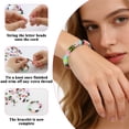 thumbnail image 2 of Yalumo 1200pcs Letter Beads, 6 Colors 6 x 6 MM A-Z Cube Alphabet Beads for Jewelry Making, Friendship Bracelets DIY with Cord Scissors Clasp Ring, 2 of 7