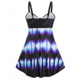 thumbnail image 2 of Tallas grandes Corbata Tinte Empire Cintura Tankini Traje de baño Rosegal  Vestidos casuales de talla grande, 2 of 5